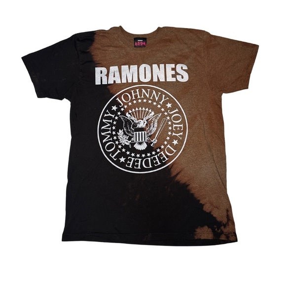 The Ramones Bleach Dye Tee - Picture 1 of 4